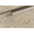 Pemberly Row 5-Drawer Wood Veneer Chest in Textured Oak and Silver Finish