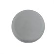 Pemberly Row Round Solid Concrete Stone Stool in Gray - 18 in