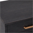 Pemberly Row Mirror with Recycled Pine Frame in Dark Brown and Glass Finish