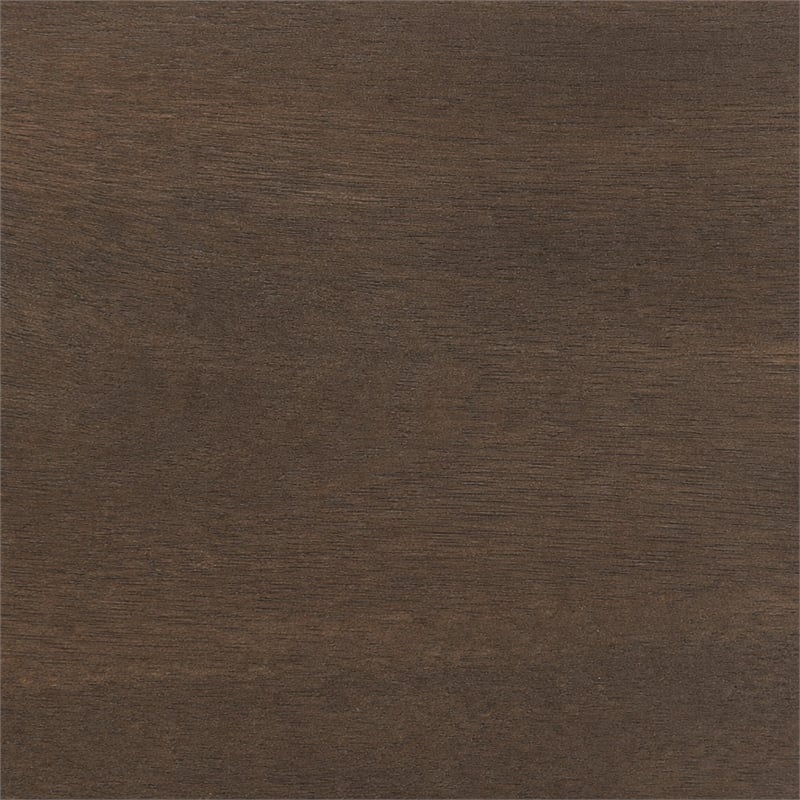 Pemberly Row 5-Drawer Dark Oak & Brass Modern Wood Chest