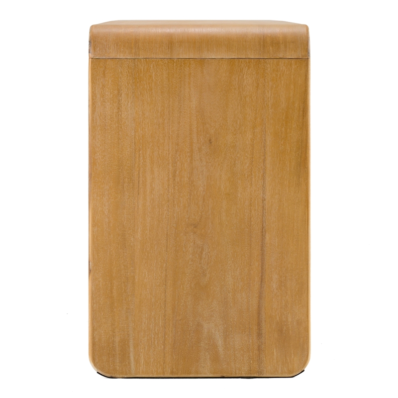 Pemberly Row Modern Natural Acacia Dresser with 6 Drawers