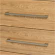Pemberly Row Modern Natural Wood Chest with 5 Drawers