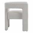 Pemberly Row Modern Fabric Upholstered Dining Chair in White
