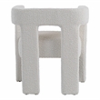Pemberly Row Modern Fabric Upholstered Dining Chair in White