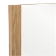 Pemberly Row Modern Oak Mirror with Rectangular Frame