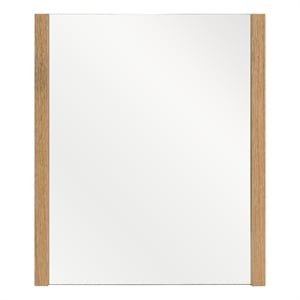 Pemberly Row Modern Oak Mirror with Rectangular Frame