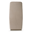 Pemberly Row Modern Beige Velvet Dining Chairs in 2-Piece Set