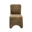 Pemberly Row Modern Camel Velvet Dining Chair Set of 2