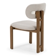 Pemberly Row Modern Light Grey Upholstered Dining Chair