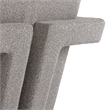 Pemberly Row Modern Light Grey-Beige Fabric Accent Chair