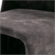 Pemberly Row Modern Dark Gray Armless Accent Chair