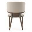 Pemberly Row Contemporary Grey Leatherette Dining Chair Set of 2