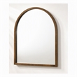 Pemberly Row Modern Walnut Mirror with Veneer Frame
