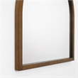 Pemberly Row Modern Walnut Mirror with Veneer Frame
