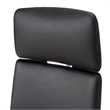 Pemberly Row Modern Black Executive Office Chair in Vegan Leather