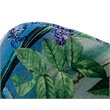Pemberly Row Velvet and Cast Iron Bar Stool in Multi-Color