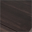 Pemberly Row Rectangular Oak Veneer & Glass Mirror in Walnut Finish