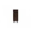 Pemberly Row Acacia Veneer Bedroom Chest in Dark Brown with 4 Drawers