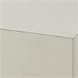 Pemberly Row Brushed Square Modern Stainless Steel Coffee Table in Silver