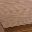 Pemberly Row Mid-Century Wood Nightstand with 1 Drawer in Walnut Finish
