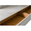 Pemberly Row Italian Modern Gray Veneer Dresser with Soft-Closing Drawers