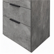 Pemberly Row Volcano Oxide Gray Chest with 5 Soft-Close Drawers