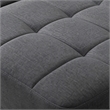 Pemberly Row Modular Polyester Fabric Sectional Sofa in Gray