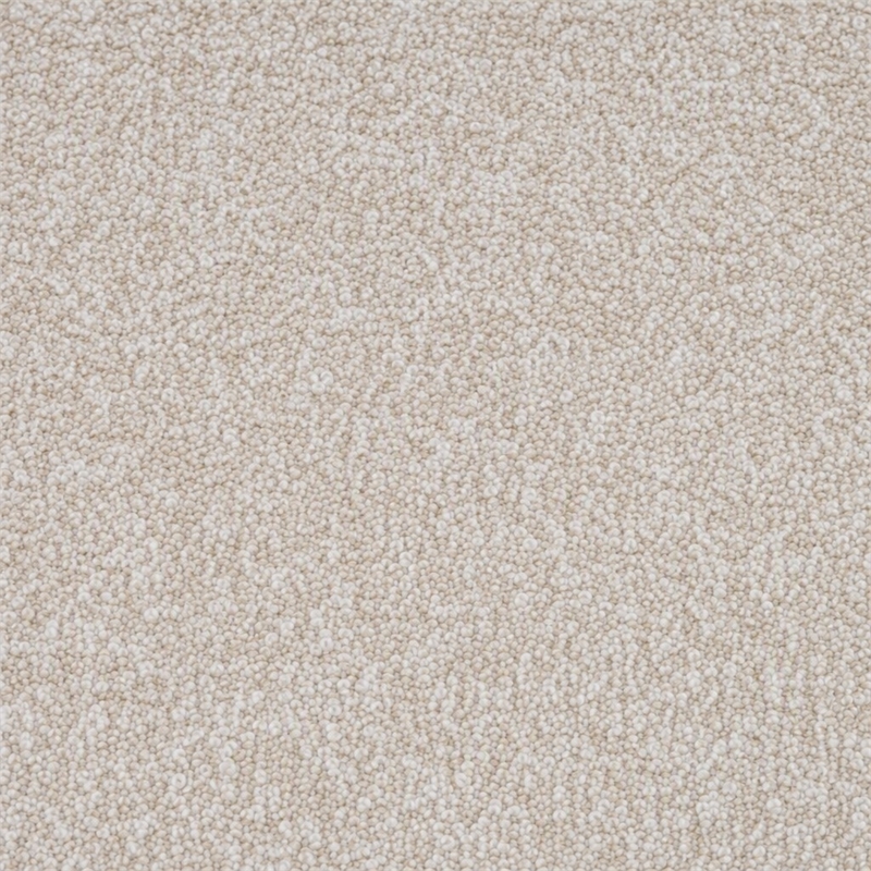 Pemberly Row Modern Beige Polyester Fabric Accent Chair with Floor Leveler