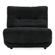 Pemberly Row Electric Recliner Chair in Dark Grey Fabric