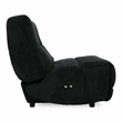 Pemberly Row Electric Recliner Chair in Dark Grey Fabric