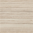 Pemberly Row Modern Travertine File Cabinet with Gold Accents and Shelf