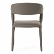 Pemberly Row Faerron Modern Upholstered Dining Chair in Gray Leatherette