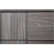 Pemberly Row 6-Drawer Modern Wood Dresser in Matte Grey Finish