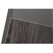 Pemberly Row 5-Drawer Modern MDF Wood Chest in Elm & Matte Gray