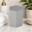 Pemberly Row Hexagonal MDF Veneer End Table in Light Grey