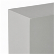 Pemberly Row Hexagonal MDF Veneer End Table in Light Grey