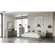 Pemberly Row 2-Drawer MDF Wood Nightstand in Matte Elm Gray