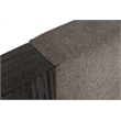 Pemberly Row Queen Bed with Built-In Nightstands and Gray Veneer