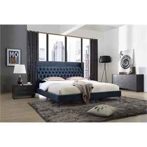 Pemberly Row 6-Drawer MDF Wood Bedroom Dresser in Gray Ash Finish