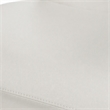 Pemberly Row Faux Leather Dining Chairs in White (Set of 2)