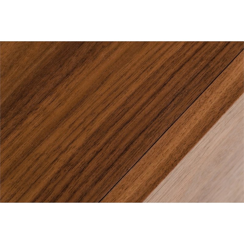 Pemberly Row Mid-Century Wood Bedroom Dresser with Walnut Veneer Finish