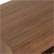 Pemberly Row Mid-Century Wood Bedroom Dresser with Walnut Veneer Finish