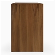 Pemberly Row Modern Walnut Veneer Bedroom Dresser with 6 Drawers