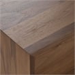 Pemberly Row Modern Walnut Veneer Bedroom Dresser with 6 Drawers