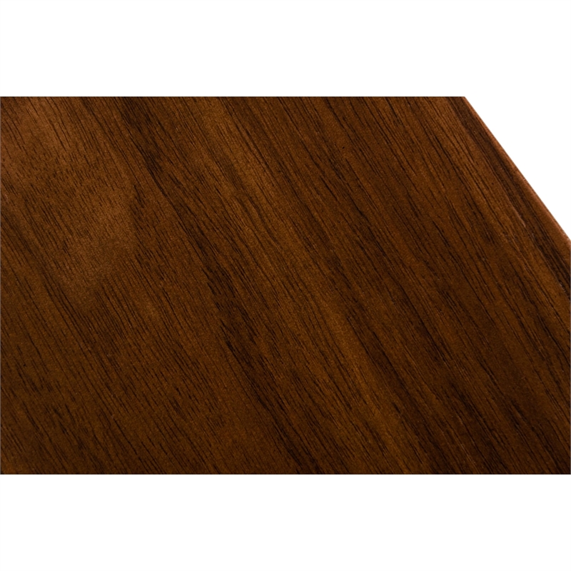 Pemberly Row Walnut Veneer Rectangular Mid-Century Dining Table
