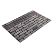 Pemberly Row PVC Doormat in Multi-Color with Non-Slip Backing