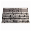 Pemberly Row PVC Doormat in Multi-Color with Non-Slip Backing
