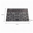 Pemberly Row PVC Doormat in Multi-Color with Non-Slip Backing