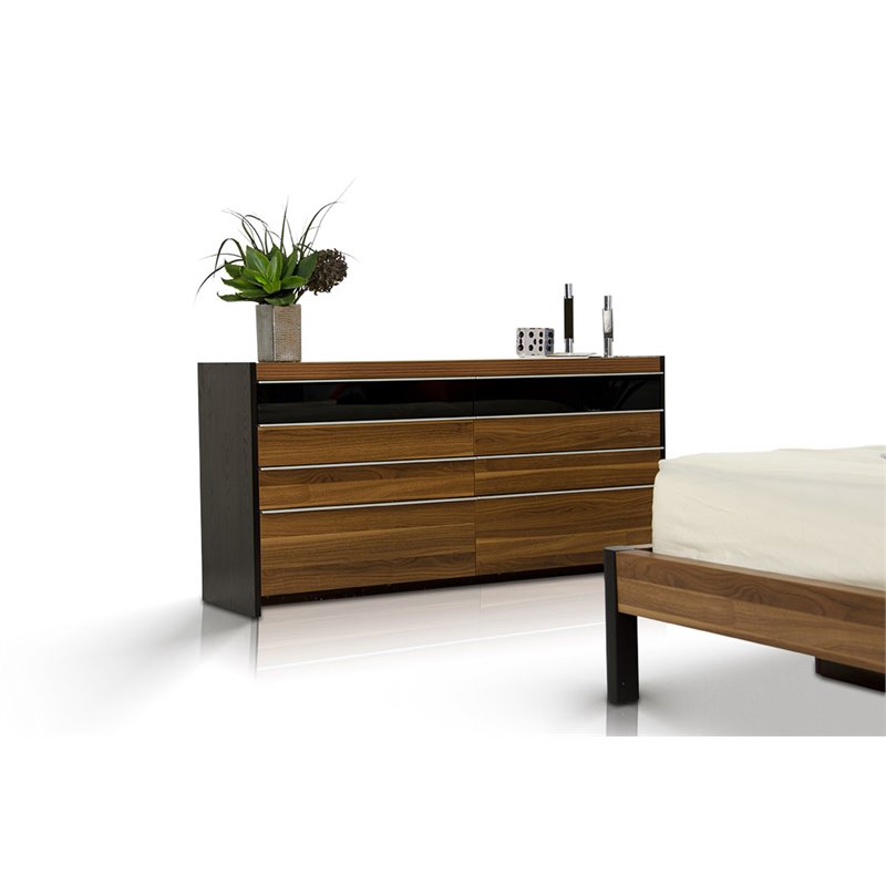 Pemberly Row Wood Queen Bed w/ Nightstand Storage & Headboard Lights