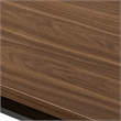 Pemberly Row Wood Queen Bed w/ Nightstand Storage & Headboard Lights
